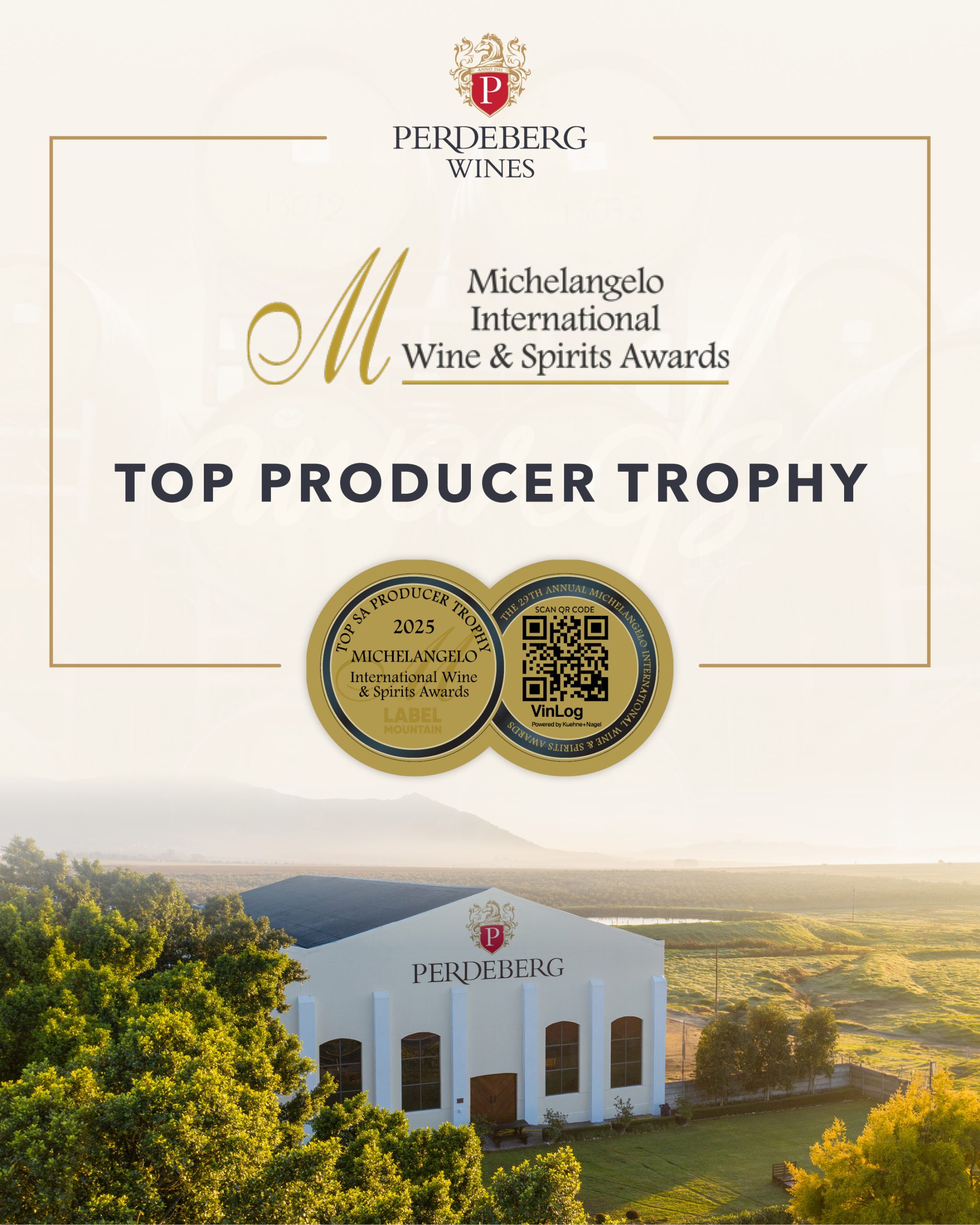 Perdeberg Wines Celebrates Top Honours at the 2025 Michelangelo International Wine & Spirits Awards