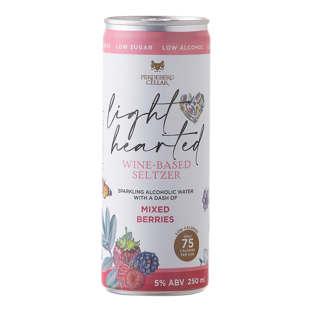 LIGHTHEARTED WINE-BASED SELTZER – MIXED BERRIES